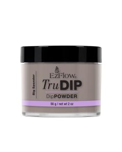 A capped 2 ounce glass container of EZFlow TruDIP Big Spender nail powder dip