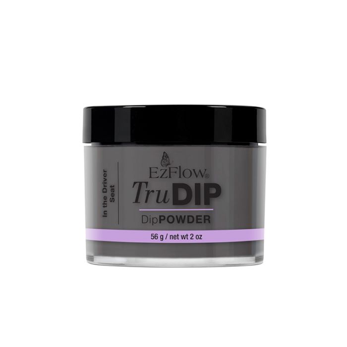 2 ounces of EzFlow TruDip In The Driver Seat contained in black capped glass jar