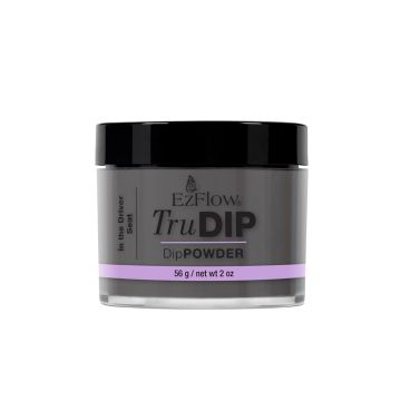 2 ounces of EzFlow TruDip In The Driver Seat contained in black capped glass jar