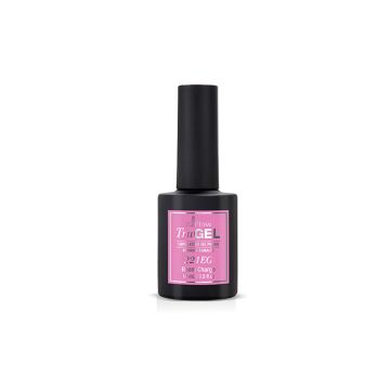 Front view of a 0.5 ounce  bottle of EzFlow TruGEL Room Charge nail gel polish