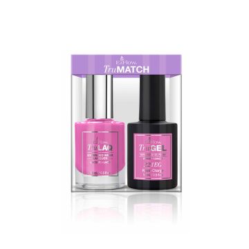 Retail combo pack of EzFlow Color Duos Room Charge featuring 1 bottle each of nail & gel lacquer